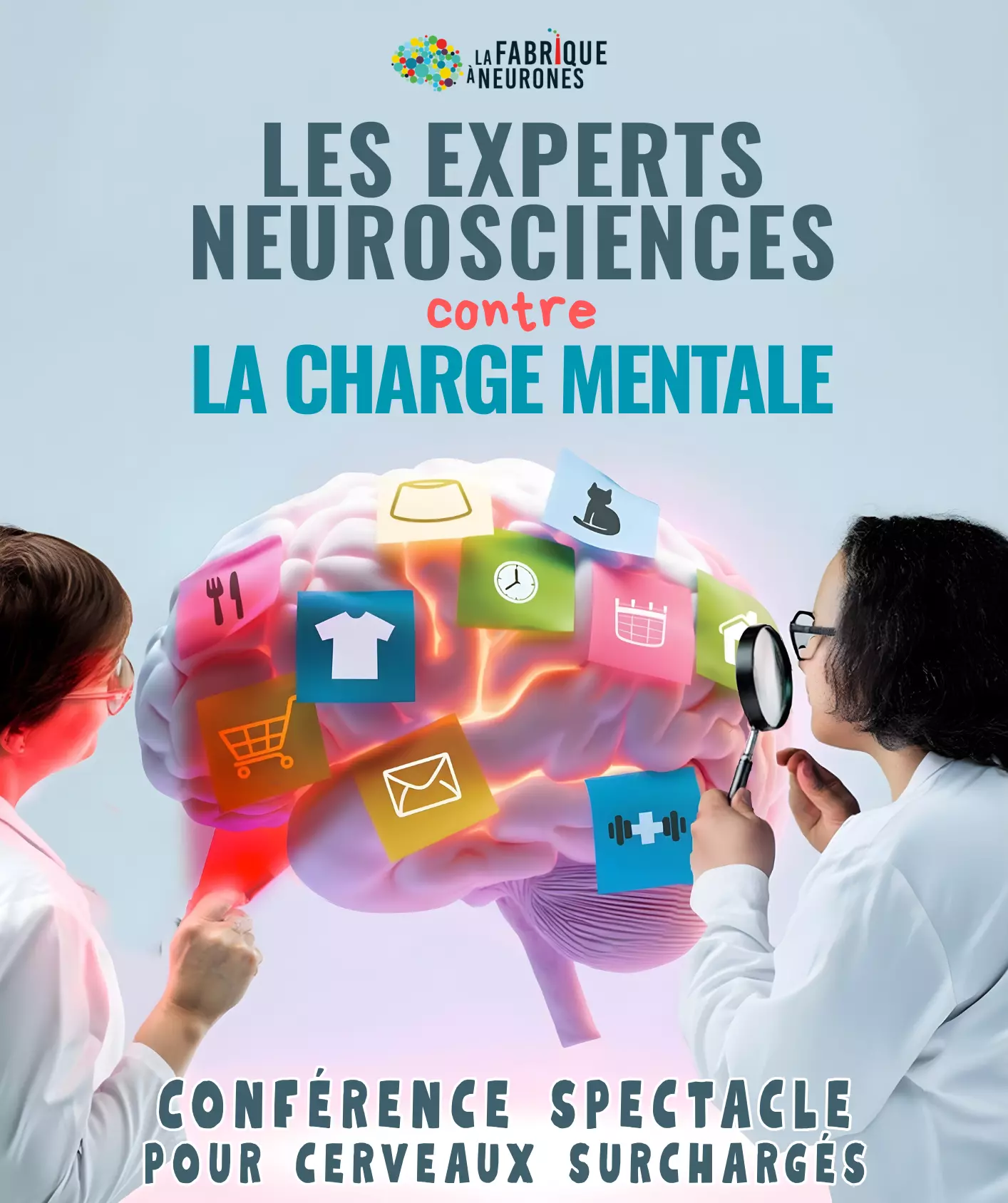 NEUROSCIENCES : Conférence-Spectacle à Annecy le 10/06 et 23/09